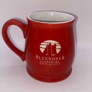 Bluenose II Schooner Lunenburg Nova Scotia Red & White Mug 20oz Coffee Tea Gift